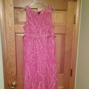 Pretty pink paisley dress
